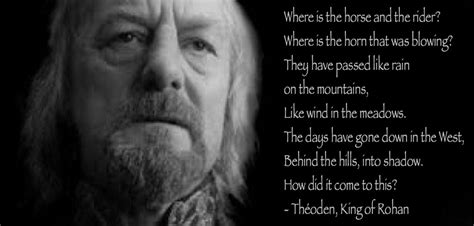 Théoden, King of Rohan... from “The Lord of the Rings: The Two Towers” | Lord of the rings, King ...