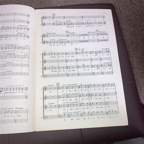 Requiem Maurice Durufle Vocal Organ Score Music Book 1948 Durand 13373 ...