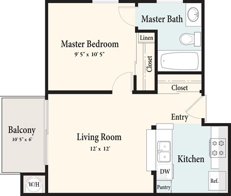 Village Green Senior Apartments | Floorplans