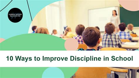 10 Ways to Improve Discipline in School - YouTube