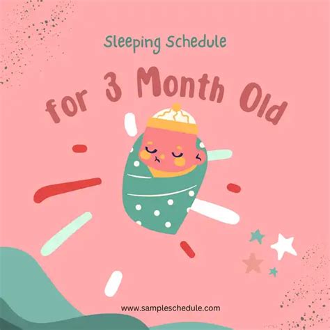 The Ideal Sleeping Schedule for 3 Month Old - sample schedule