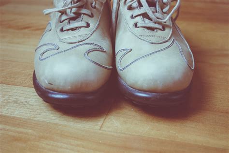 White Leather Lace Up Shoes · Free Stock Photo
