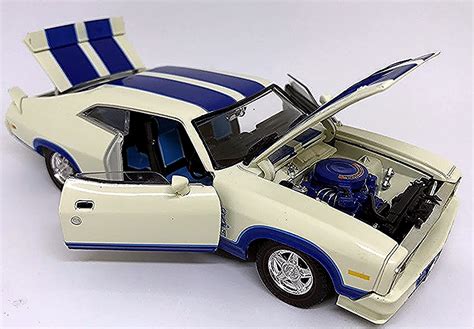 ^Ford Falcon Opt’ 96 XC Cobra White/Blue Stripes – Riverina Model Cars Plus