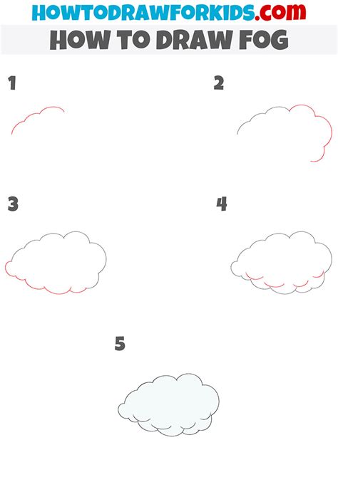 How to Draw Fog - Easy Drawing Tutorial For Kids