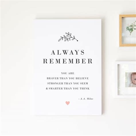 "Always Remember" Wall Art Print - Be My Guest Design