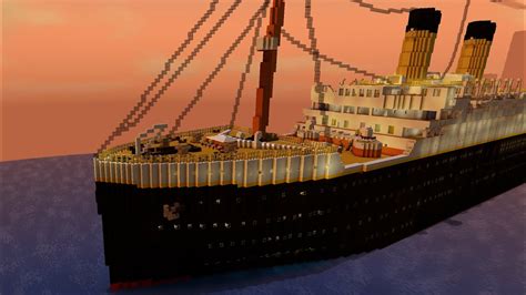 How To Build R.M.S TITANIC In Minecraft (Timelapse) - YouTube