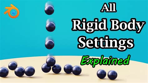 Learn Rigid Body Physics in Blender | All Settings Explained With ...