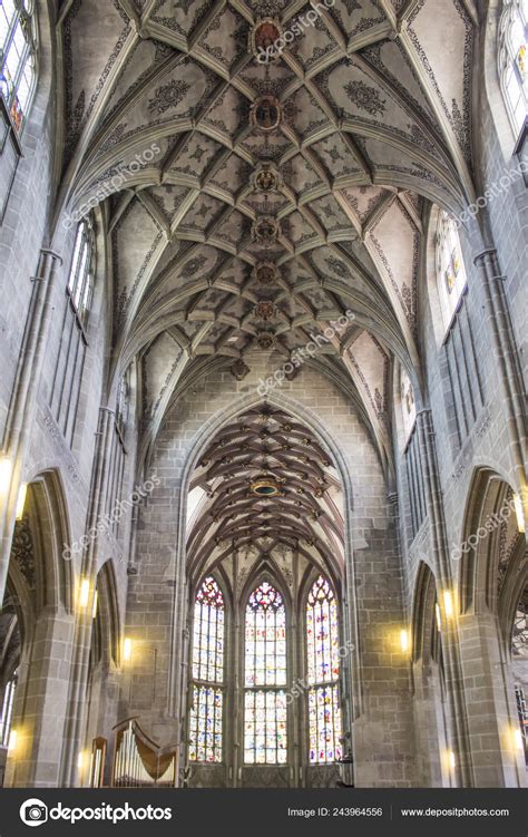 Central Nave Berne Cathedral Interior Berne Cathedral Gothic Cathedral ...