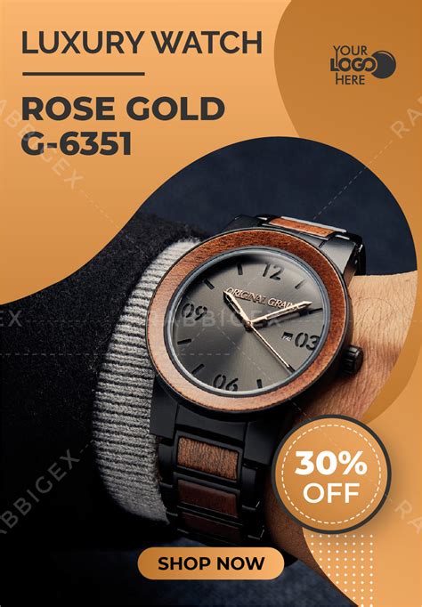 Watch sale Banner ads Template on Behance