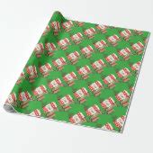 Christmas coffee and reindeer wrapping paper | Zazzle