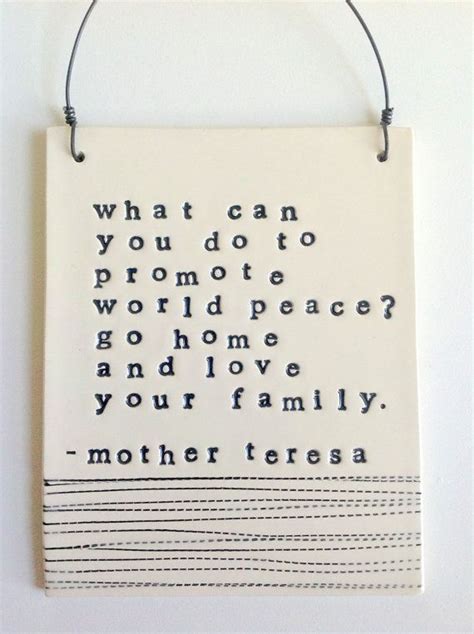 Peace Mother Teresa Quotes. QuotesGram