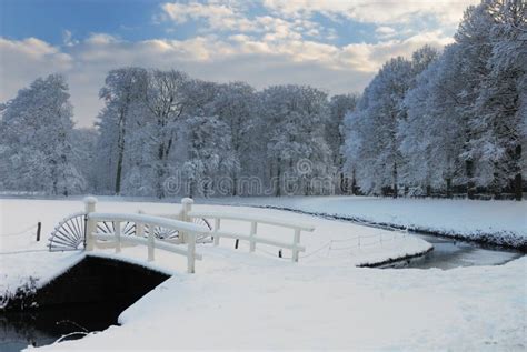 Winter Landscape in the Netherlands Stock Photo - Image of cold, haarlem: 12519222