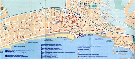 Sitges Tourist Map - Sitges Spain • mappery