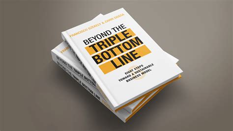 Triple Bottom Line Book Cover on Behance