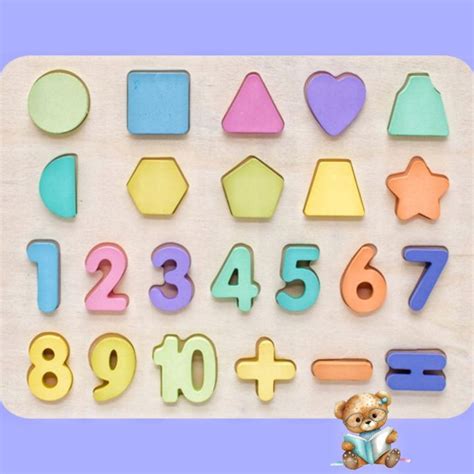 wooden shapes and numbers | Lazada PH