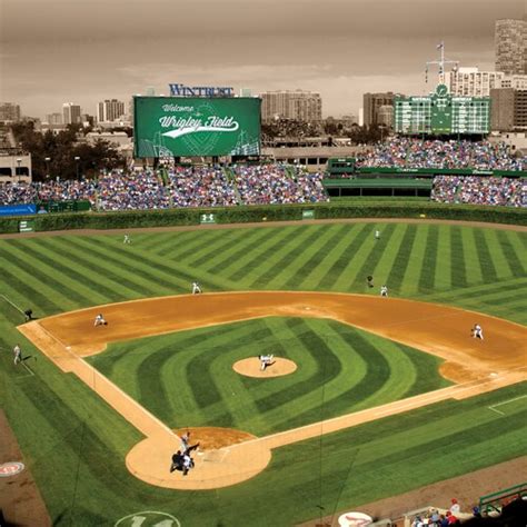 Chicago Cubs Wrigley Field Gallery Wrap Canvas Art - Etsy