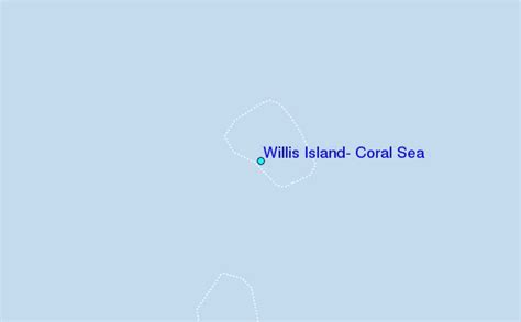 Willis Island, Coral Sea Tide Station Location Guide