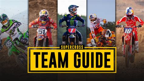 In-Depth Team Guide | 2023 Monster Energy Supercross Series - Motocross ...