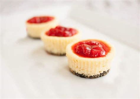 Mini Cheesecakes With An Oreo Crust | Somewhat Simple