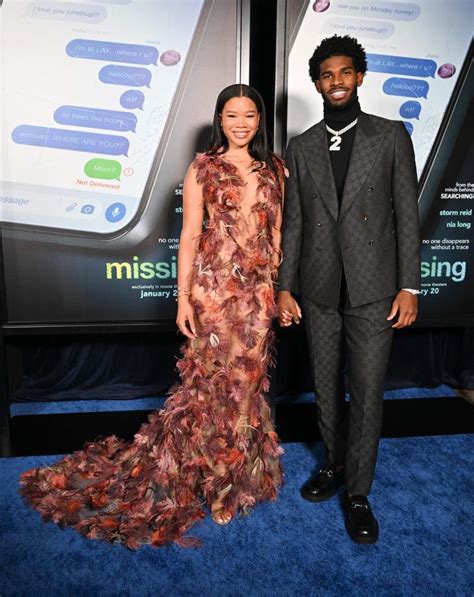 Storm Reid and Boyfriend Shedeur Sanders Make Their Red Carpet Debut as ...