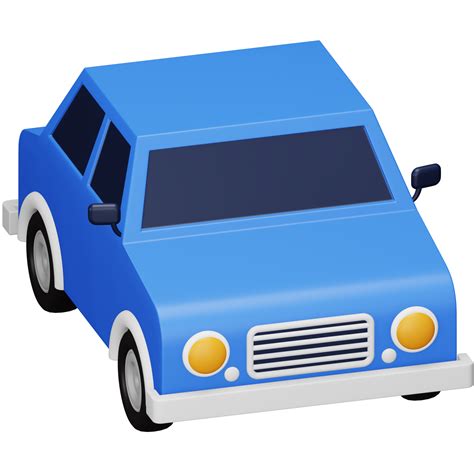 Car 3d rendering isometric icon. 14011393 PNG