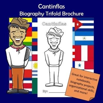 Cantinflas Biography Trifold Brochure by Dr Loftin's Learning Emporium