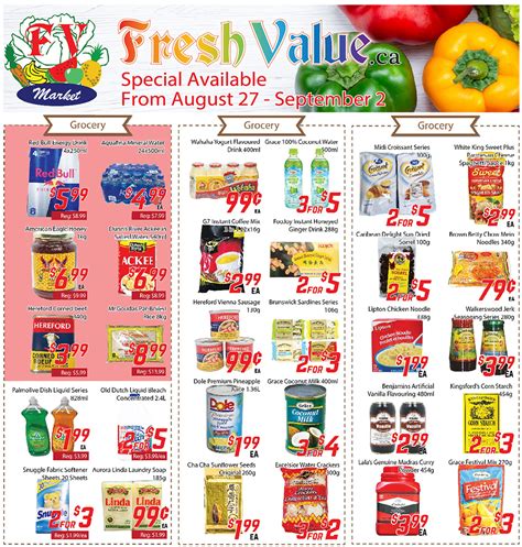 Fresh Value Flyer August 27 to September 2