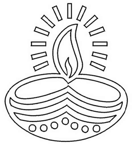 Diwali Colouring Pages | Diwali colours, Diwali activities, Diwali images