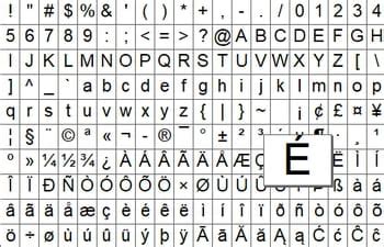 Type 'E' with an Acute Accent - CCM