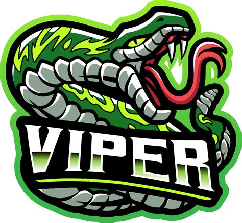 Viper snake mascot logo design By Visink | TheHungryJPEG