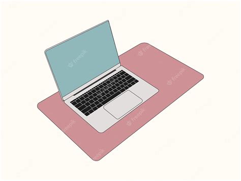 Premium Vector | Laptop flat design illustration design