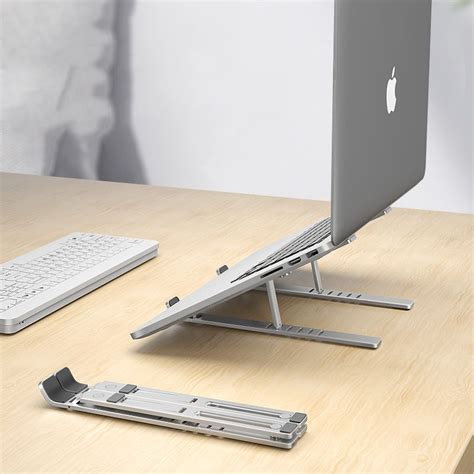 Tech-Protect Aluminium Bærbar Stander - Space Grey | MacBook Stander ...