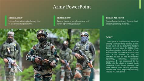 Best Army Background For PowerPoint and Google Slides