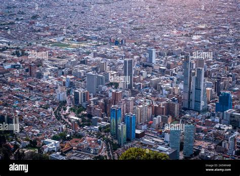 Skyline, downtown, Bogota, Colombia Stock Photo - Alamy