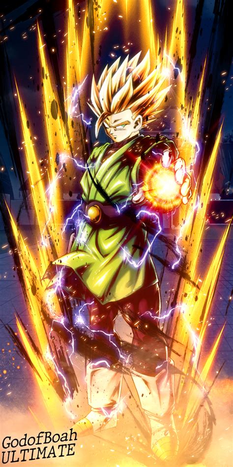 CONCEPT ART - SUPER SAIYAN 2 GOHAN (ADULT). : r/DragonballLegends