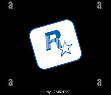 Rockstar Leeds, Logo, Black Background Stock Photo - Alamy