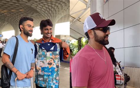 Virat Kohli, Rohit Sharma pose for selfies with fans ahead Asia Cup 2023