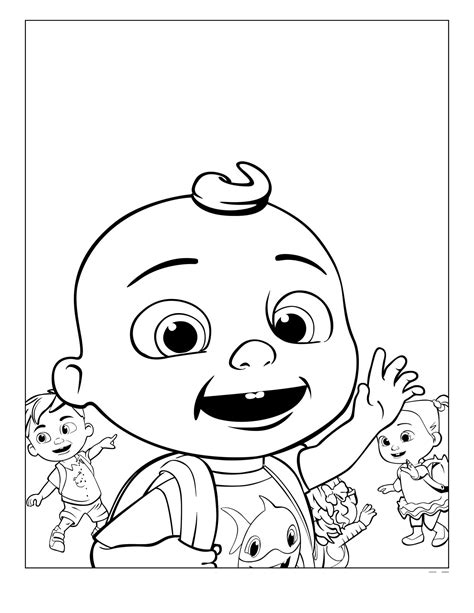 Printable Cocomelon Coloring Pages Pdf - Coloringfolder.com | Free coloring pages, Summer ...