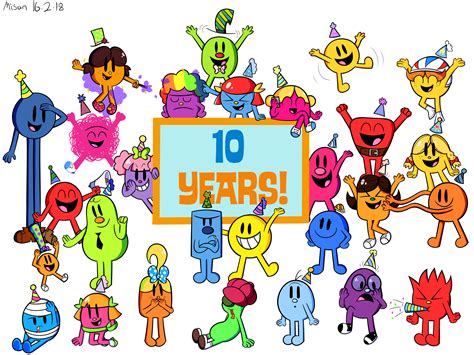 The Mr Men Show:10th Anniversary by FaithCreates on DeviantArt