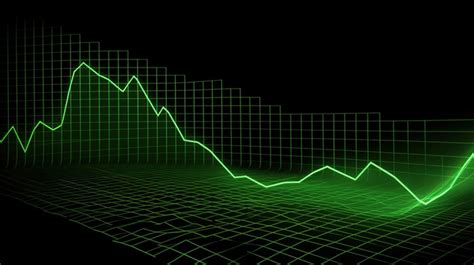 Line Graphs Green Graph On A Black Background Backgrounds | JPG Free Download - Pikbest