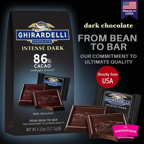 GHIRARDELLI - Intense Dark Chocolate - Wonderfulmom.lk