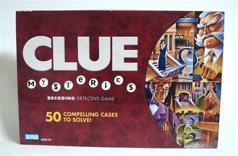 Clue Mysteries Decoding Detective Game by Parker Brothers 2005 Complete | Detective game ...