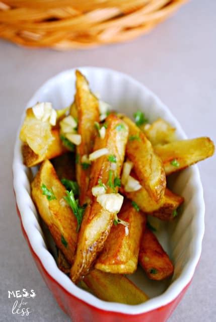 Garlic Fries Recipe - Mess for Less