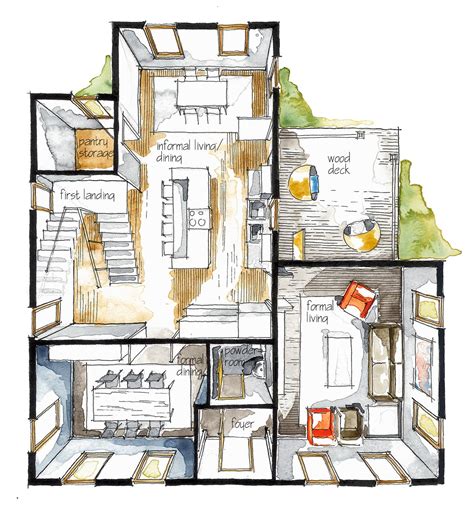 interior sketch | Interior design sketches, Interior design drawings ...