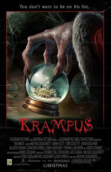 Horror Movie Poster Art : "Krampus" 2015, by Nate Hallinan @ ArtStation ...