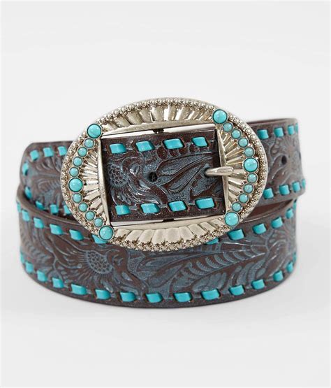 Shop the Angel Ranch Embossed Leather Belt for Women at Buckle.com. The Buckle carries the ...