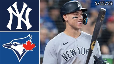 New York Yankees @ Toronto Blue Jays | Game Highlights | 5/15/23 - YouTube