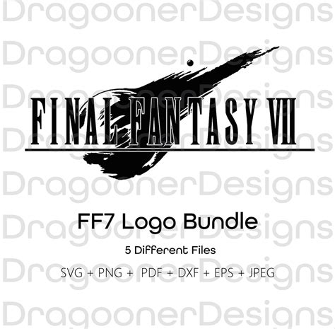 Final Fantasy VII Logo SVG Bundle, FF7 Bundle, FF7 Meteor SVG, Meteor Svg, Final Fantasy Svg ...