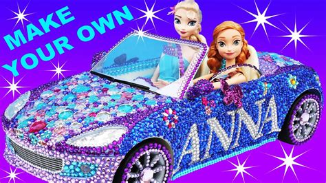 FROZEN ANNA CAR VIOLET CRUZE Makeover Make Your Own + Elsa Car Barbie ...