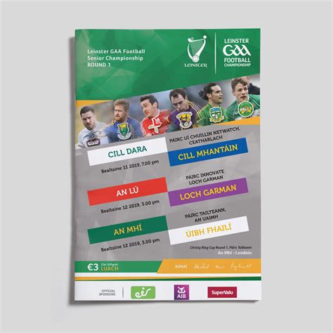 2019 Leinster GAA Football Senior Championship Round 1 – dba publishing